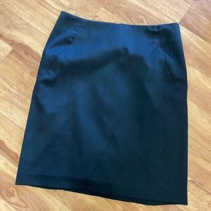 Black knee length skirt